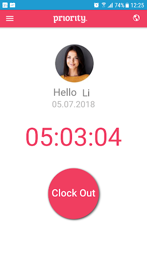 Priority TimeSheet Screenshot 1