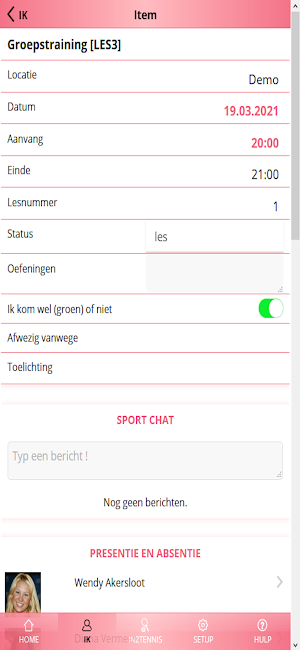 Tennisschool In2Tennis Screenshot 3