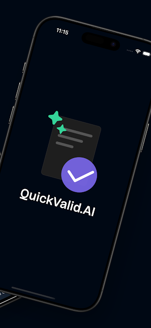 QuickValidAI: Idea Validator Screenshot 1