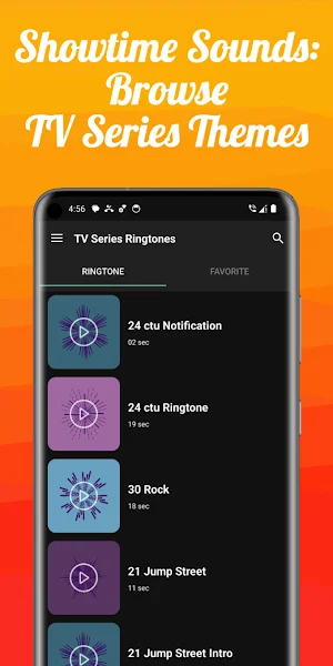 tv series ringtones - theme Screenshot 1