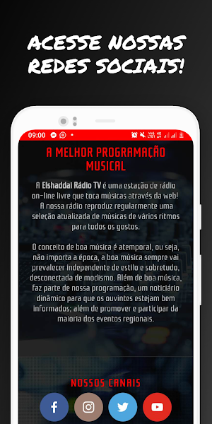 Elshaddai Rádio TV Screenshot 2