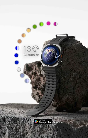 3D Rotating Earth - Watchface Screenshot 0