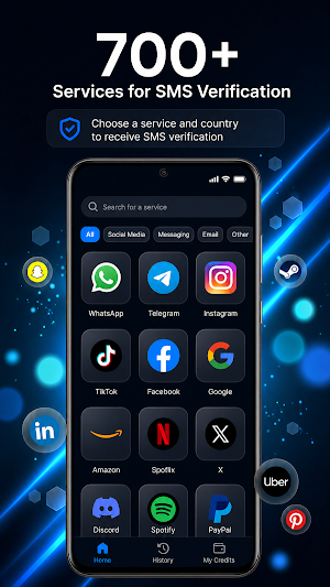 VerifySMS: Receive OTP Codes Screenshot 2