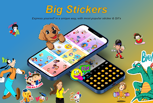 Big Sticker Keyboard Screenshot 0