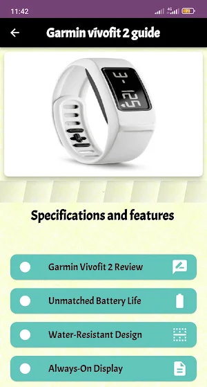 Garmin vívofit 2 guide Screenshot 0