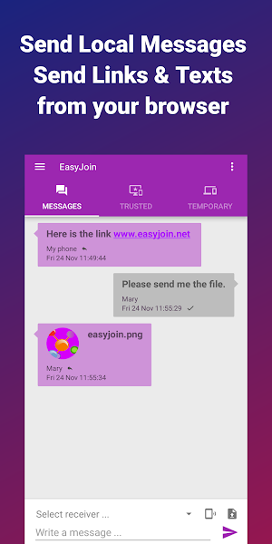 EasyJoin: File & WiFi Share Screenshot 2