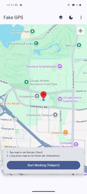 Fake GPS Location & Simulator Screenshot 1