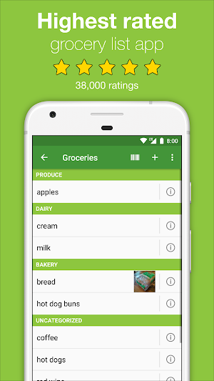 Our Groceries Shopping List Screenshot 0