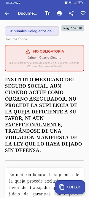 MexJuris Screenshot 1