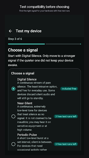 SoundLatch: Keep Speaker Awake Screenshot 1