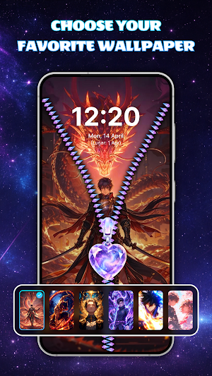 Zipper Lock: 4K Wallpapers Screenshot 3