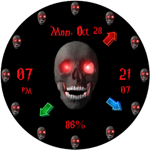 Animated Halloween Skull Screenshot 1