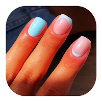 Picasso Lines Nail Art Design