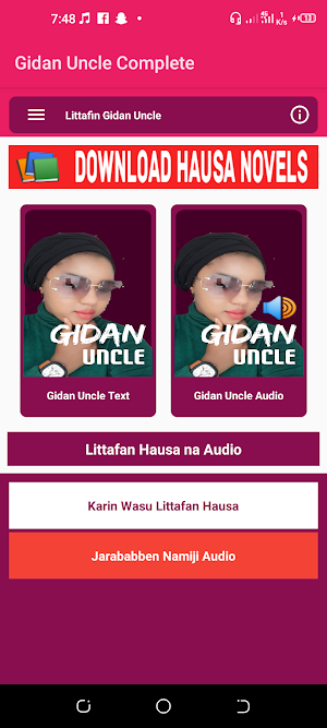 Gidan Uncle - Audio and Docs Screenshot 1