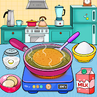 Kitchen Set Food Cooking Games