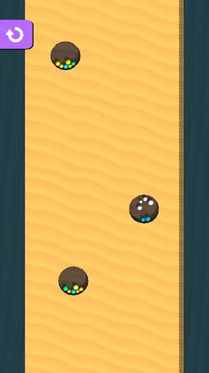 Sand Ball 2 : Dig Ball Game Screenshot 1