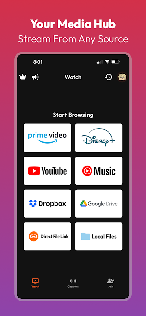 Sync Player: Watch Party Screenshot 1