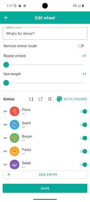 Pick Wheel — Random Picker Screenshot 2