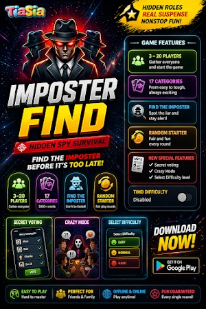 Imposter Find: Word Party Game Screenshot 0