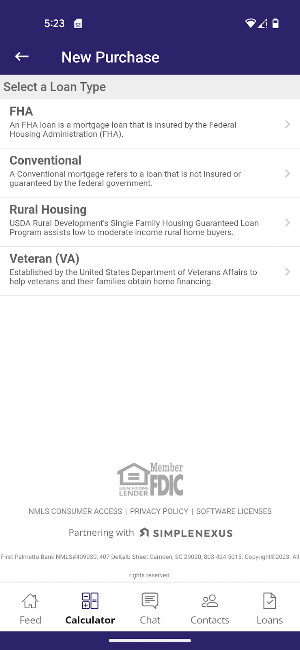 First Palmetto Mortgage Screenshot 2