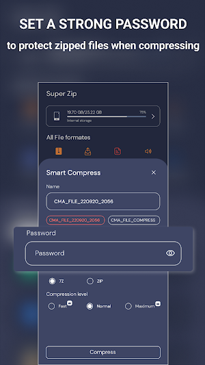Unzip Zip extractor Rar opener Screenshot 3