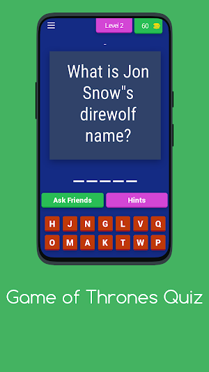 GAME OF THRONES QUIZ Screenshot 2