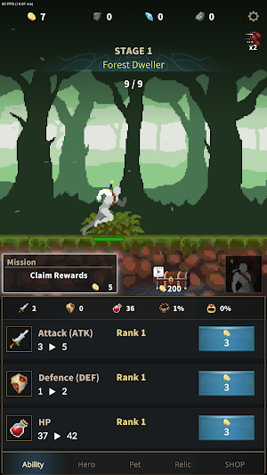 The Shape Master: Idle Warrior Screenshot 1