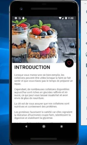 Collations riches en protéines Screenshot 1