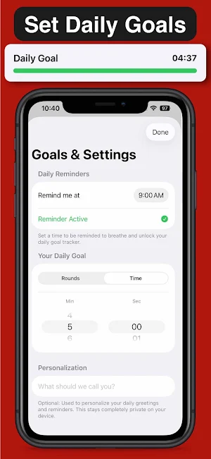 Box Breathing - Mindful Timer Screenshot 1