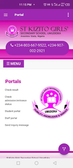 St Kizito Girls' Umudioka Screenshot 0