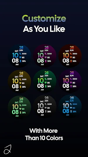 Simple Ptt 2 Watch Face Screenshot 2