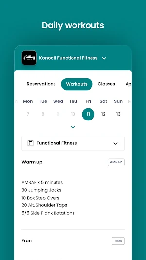 Konocti Functional Fitness Screenshot 3