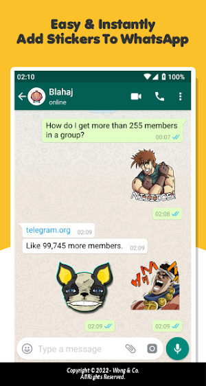 Jojo's Bizarre Fan Stickers Screenshot 2