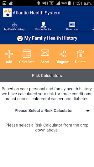 My Family Health History Screenshot 2