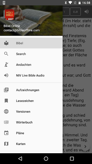 German Bible Screenshot 0