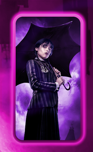 Wednesday Addams Wallpaper HD Screenshot 2