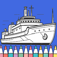Cruise Ships Coloring Book