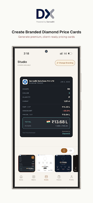 DX - Diamond Price Calculator Screenshot 2