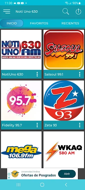 NotiUno 630 En Vivo Radio AM Screenshot 0