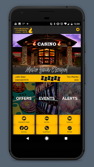 Potawatomi Carter Casino Hotel Screenshot 0