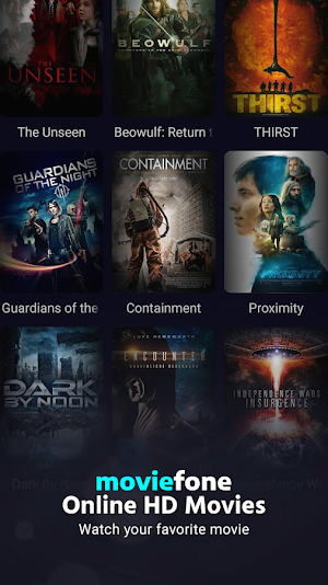 Moviefone: Movies & Series. Screenshot 1