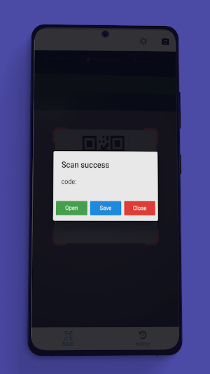 handy qr scanner Screenshot 1