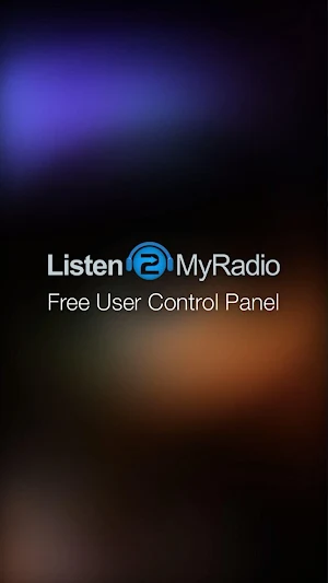 Listen2MyRadio Control Panel Screenshot 0