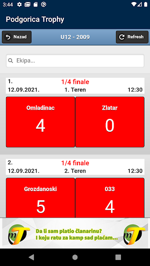 Podgorica Trophy Screenshot 2