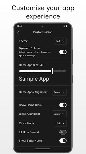 Minimo | Minimalist Launcher Screenshot 1
