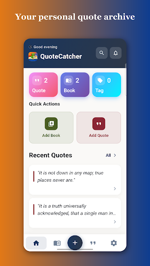 QuoteCatcher: Book Quote OCR Screenshot 0