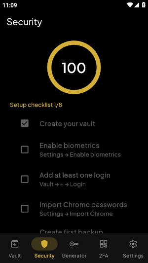 AzAd Vault: Password Manager Screenshot 1