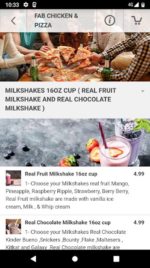 Fab Chicken & Pizza Screenshot 2