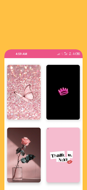 Pink Wallpaper Screenshot 2