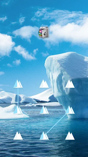 AppLock Theme Glacier Screenshot 0
